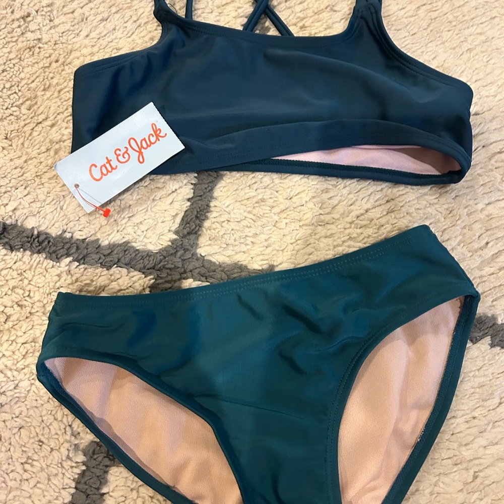 Cat & Jack Blue Bikini Swim Set